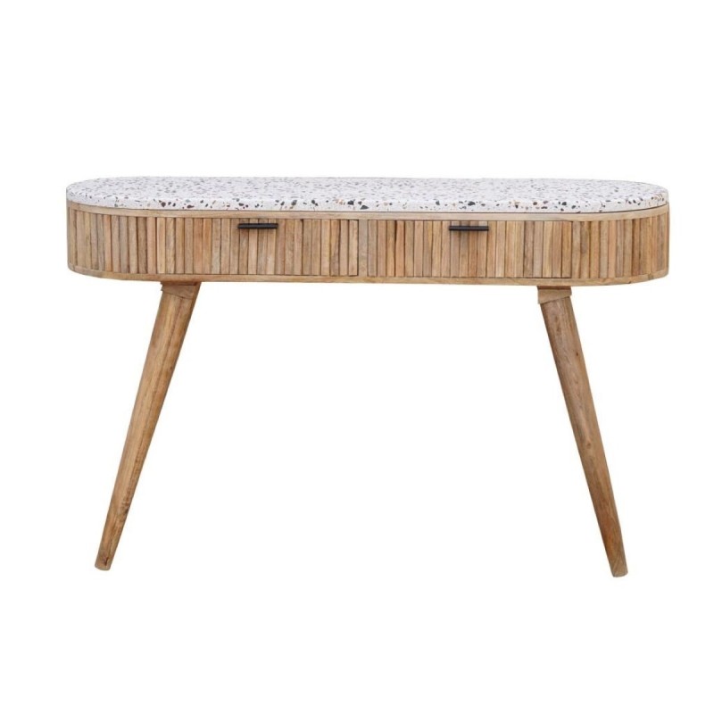 Console DKD Home Decor Marbre Bois de manguier (120 x 40 x 76 cm) - Acheter à 244,44 € seulement chez Collector's Boutique