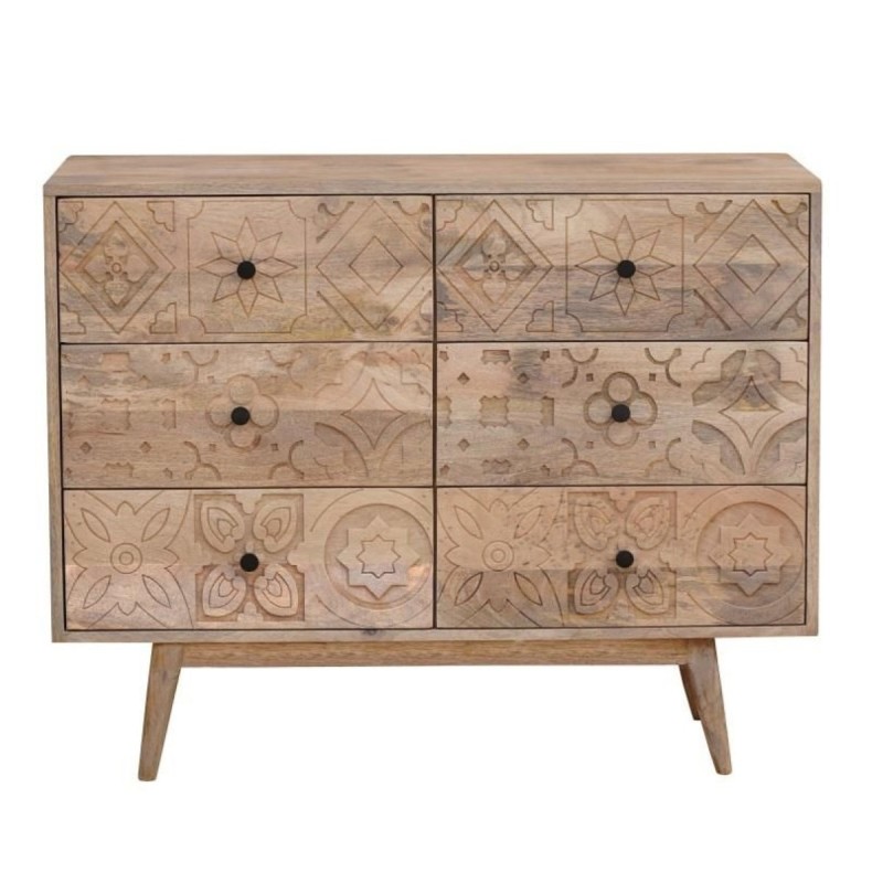 Commode DKD Home Decor Bois de manguier Arabe (100 x 40 x 80 cm) - Acheter à 392,80 € seulement chez Collector's Boutique