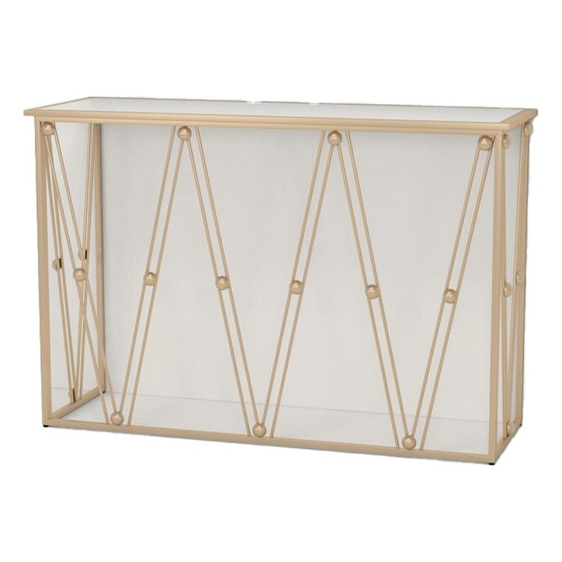 Console DKD Home Decor Miroir Doré Métal (120 x 40 x 80 cm) - Acheter à 141,14 € seulement chez Collector's Boutique