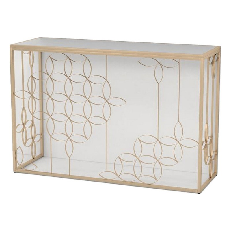 Console DKD Home Decor Miroir Doré Métal (120 x 40 x 80 cm) - Acheter à 144,31 € seulement chez Collector's Boutique