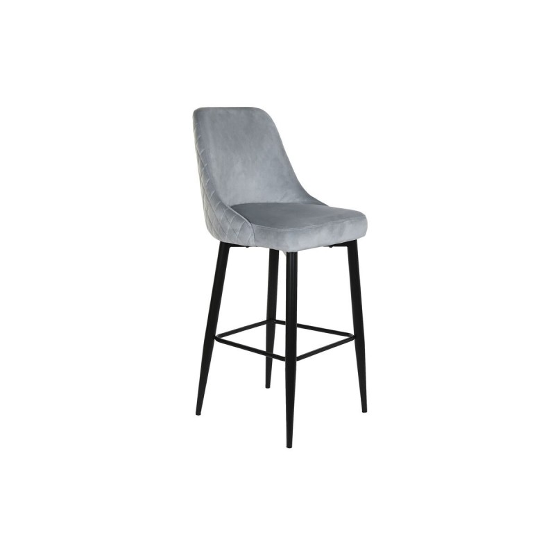 Tabouret DKD Home Decor Gris Métal Polyester Bicolore (51 x 68 x 110 cm) - Acheter à 94,74 € seulement chez Collector's Boutique