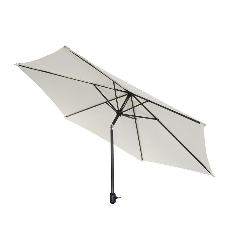 Parasol DKD Home Decor Noir Beige Acier (300 x 300 x 250 cm) - Acheter à 63,40 € seulement chez Collector's Boutique