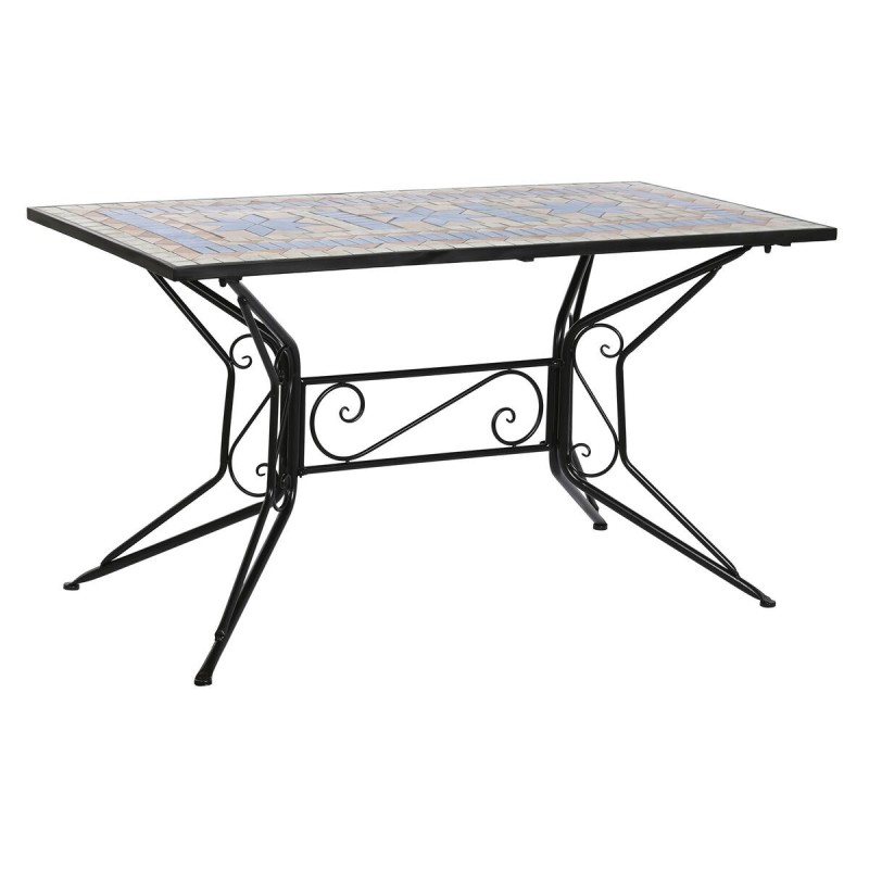 Table DKD Home Decor Extérieur Vert Céramique Forge (140 x 70 x 75,5 cm) - Acheter à 218,33 € seulement chez Collector's Boutiqu