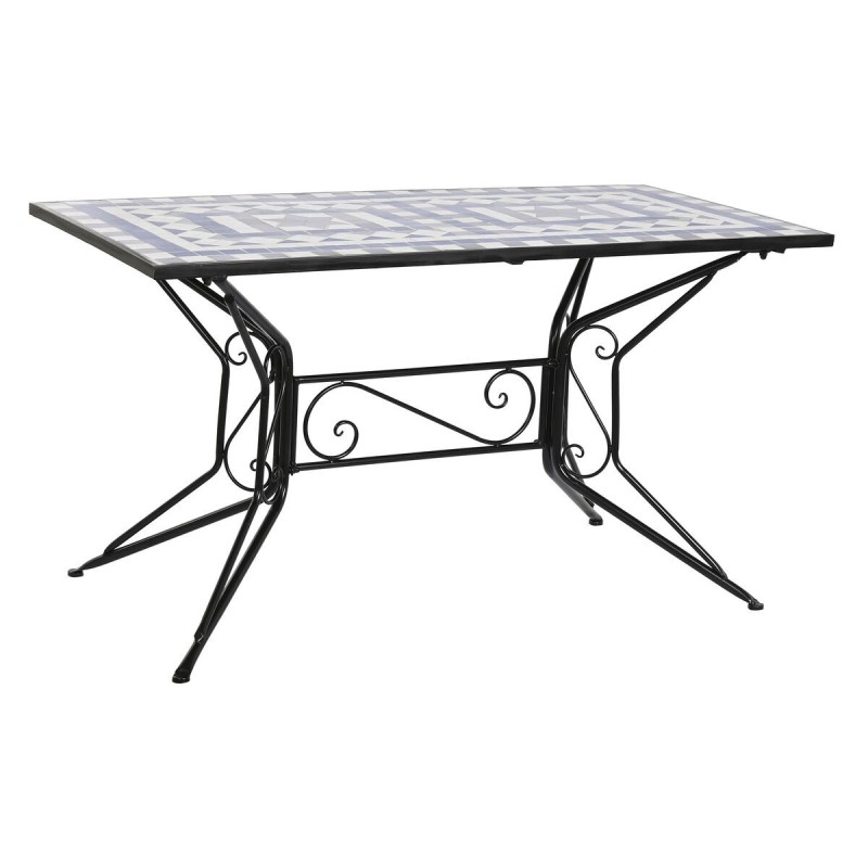 Table DKD Home Decor Bleu Extérieur Céramique Forge (140 x 70 x 75,5 cm) - Acheter à 218,33 € seulement chez Collector's Boutiqu