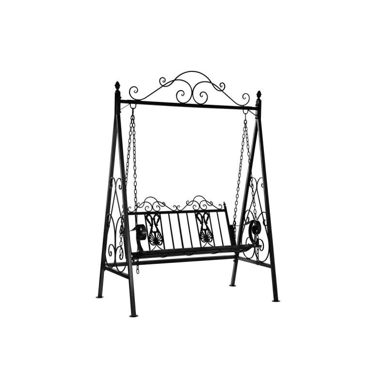 Banc DKD Home Decor Noir Métal (146 x 86 x 212 cm) - Acheter à 309,64 € seulement chez Collector's Boutique