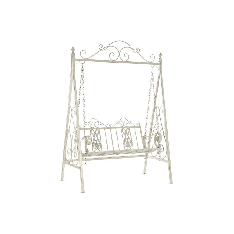 Banc DKD Home Decor Métal Blanc (146 x 86 x 212 cm) - Acheter à 309,64 € seulement chez Collector's Boutique