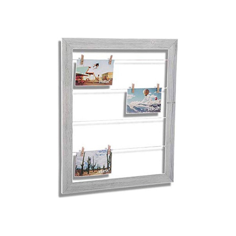 Porte photos mural Versa 10830665 Bois MDF (5 x 50 x 40 cm) - Acheter à 10,90 € seulement chez Collector's Boutique