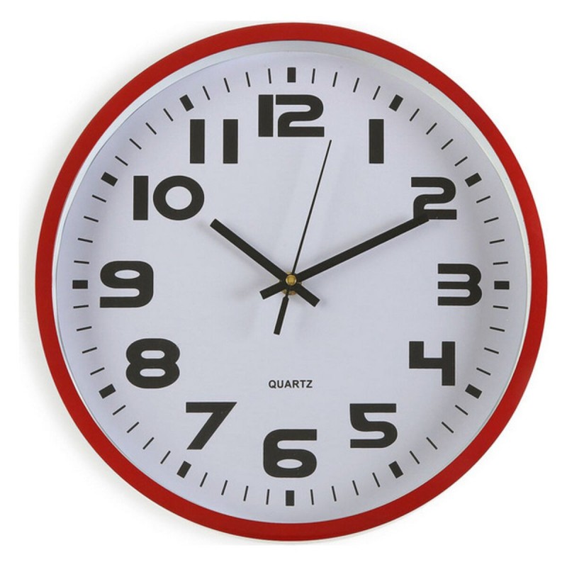 Horloge Murale Versa Plastique (4,2 x 30,5 x 30,5 cm) - Acheter à 8,39 € seulement chez Collector's Boutique