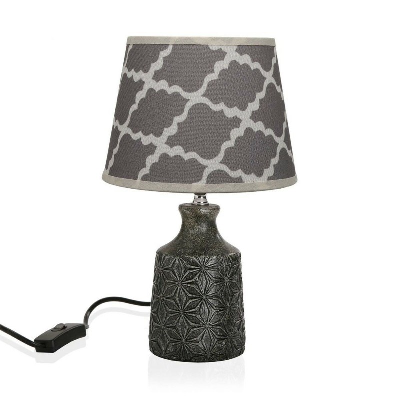 Lampe de bureau Versa Céramique Textile (20 x 32 x 20 cm) - Acheter à 12,88 € seulement chez Collector's Boutique