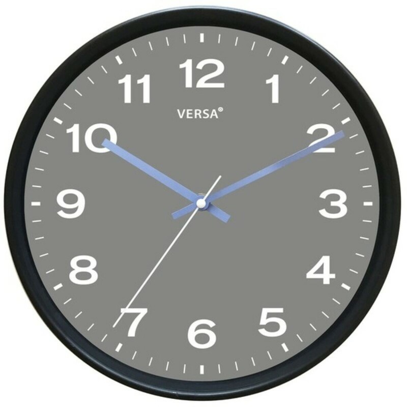 Horloge Murale Versa Plastique (4,3 x 30,5 x 30,5 cm) - Acheter à 10,91 € seulement chez Collector's Boutique