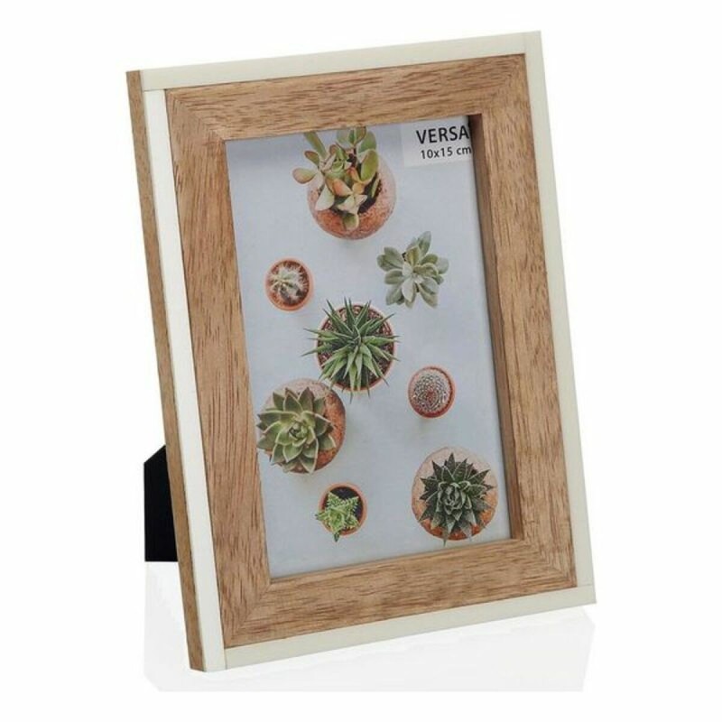 Cadre photo Versa Angara Bois (1,7 x 19 x 14 cm) (10 x 15 cm) - Acheter à 7,32 € seulement chez Collector's Boutique