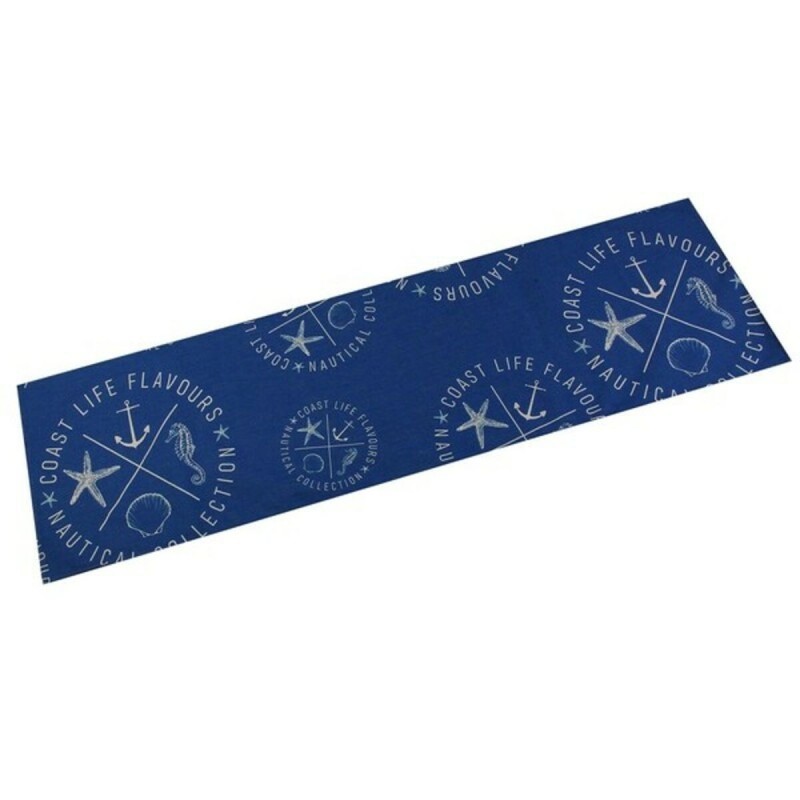 Chemin de Table Versa Nautical Polyester (44,5 x 0,5 x 154 cm) - Acheter à 10,03 € seulement chez Collector's Boutique