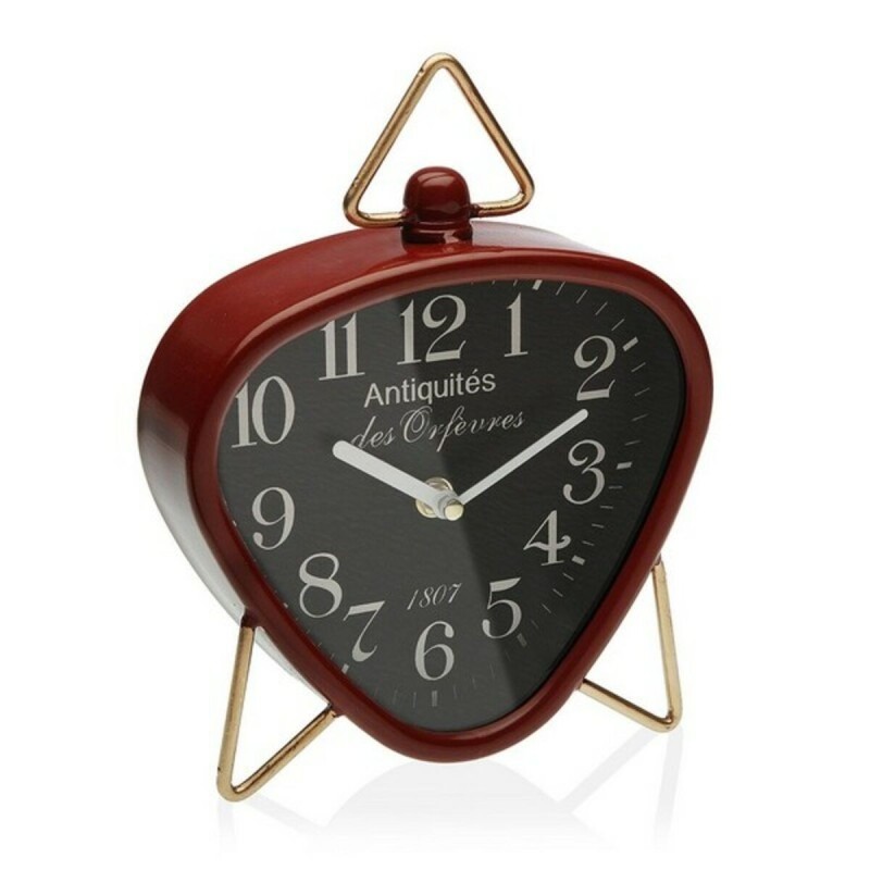 Horloge de table Versa Métal (5,5 x 23 x 18,5 cm) - Acheter à 10,03 € seulement chez Collector's Boutique