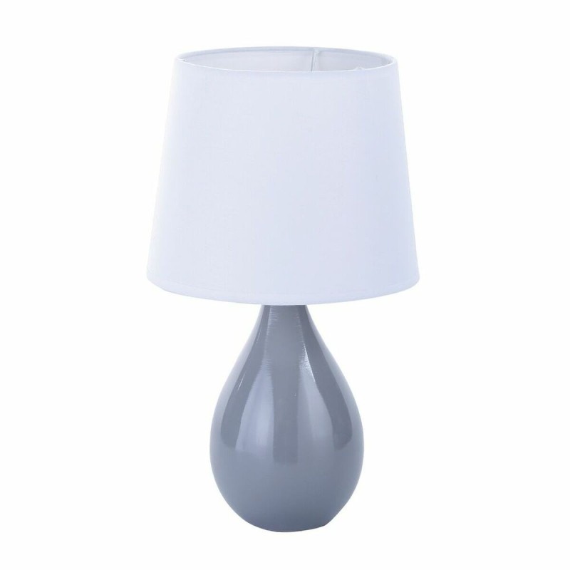 Lampe de bureau Versa Cozy Gris Céramique (20 x 35 x 20 cm) - Acheter à 14,99 € seulement chez Collector's Boutique