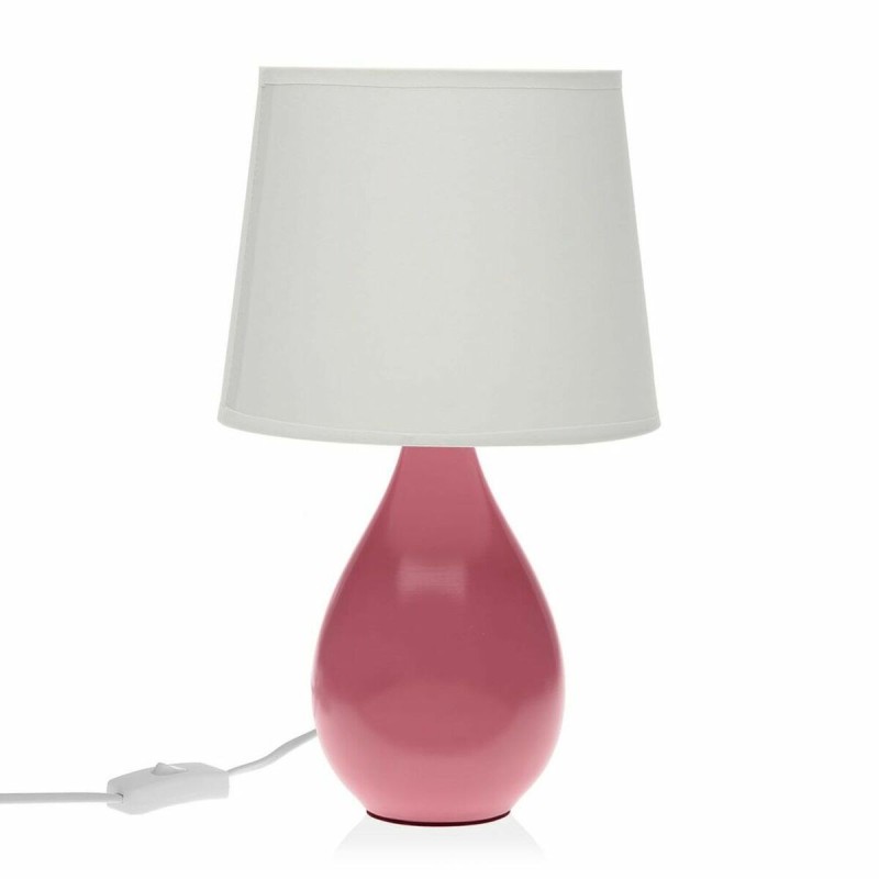 Lampe de bureau Versa Roxanne Rose Céramique (20 x 35 x 20 cm) - Acheter à 16,13 € seulement chez Collector's Boutique