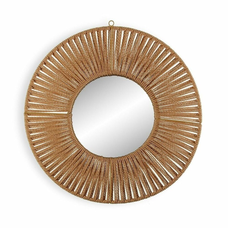 Miroir mural Versa Miroir Rotin Bambou (2,8 x 49 x 50 cm) - Acheter à 38,48 € seulement chez Collector's Boutique