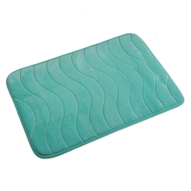 Tapis de bain Versa Fernie Bleu Coton (40 x 60 cm) - Acheter à 7,76 € seulement chez Collector's Boutique