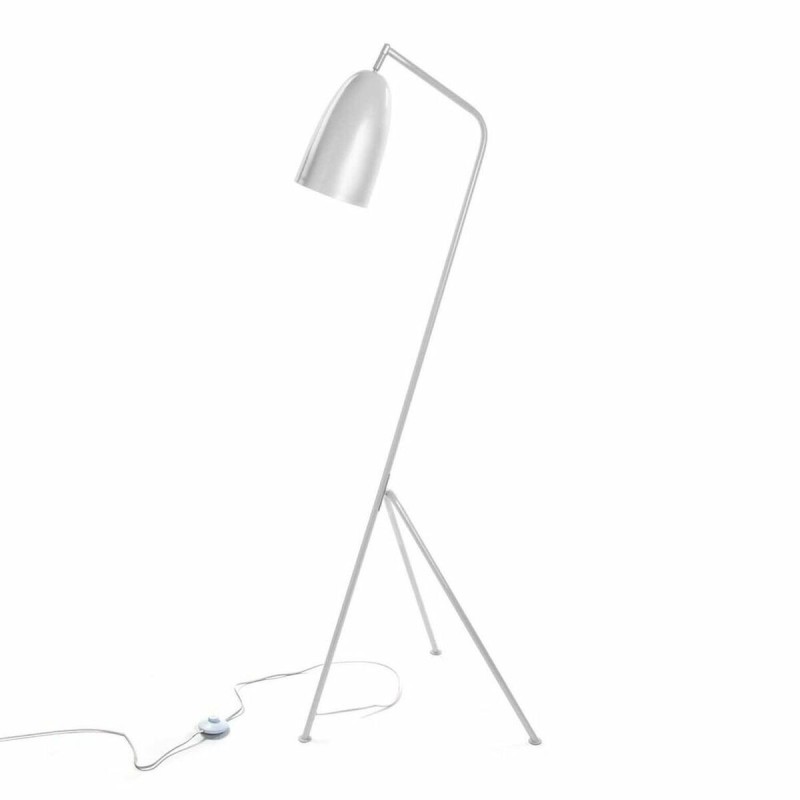 Lampadaire Versa Blanc Métal (50 x 148 x 57 cm) - Acheter à 52,26 € seulement chez Collector's Boutique