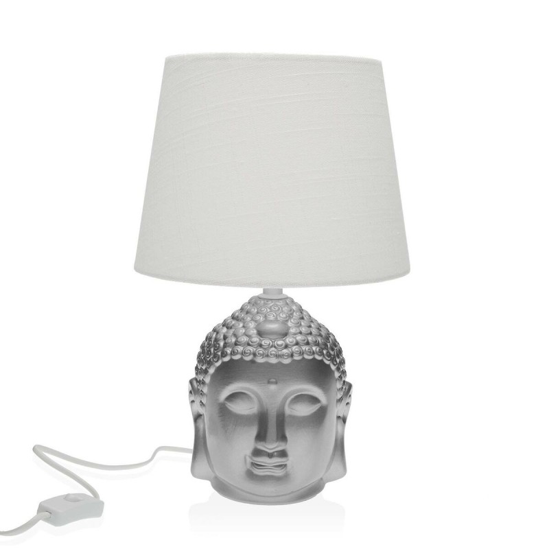 Lampe de bureau Versa Argenté Buda Porcelaine (21 x 33 x 21 cm) - Acheter à 33,85 € seulement chez Collector's Boutique