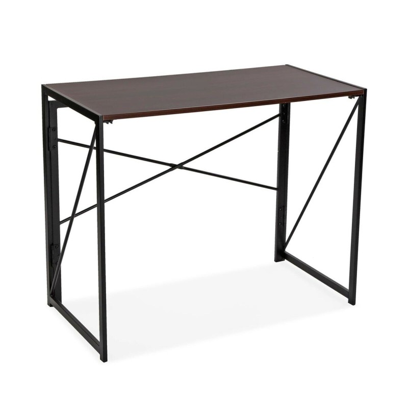 Bureau Versa Marron Pliable Métal Bois (45 x 74 x 90 cm) - Acheter à 65,60 € seulement chez Collector's Boutique