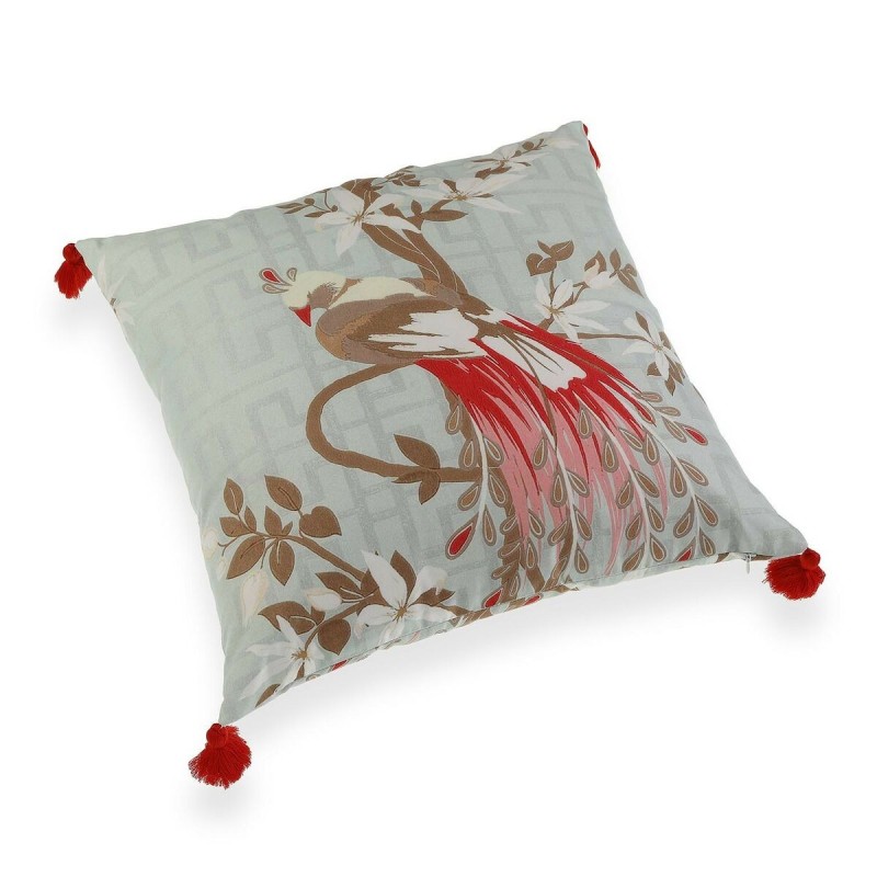 Coussin Versa Vert Oiseau Polyester (45 x 45 cm) - Acheter à 12,06 € seulement chez Collector's Boutique