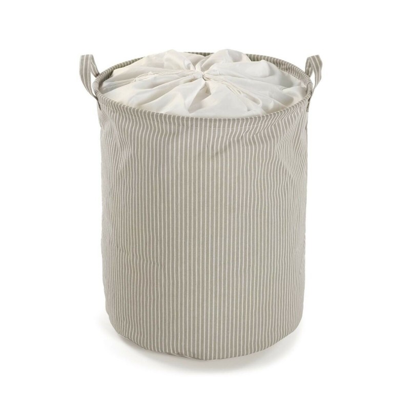 Panier à linge Versa Beige Polyester Coton Nylon (38 x 48 x 38 cm) - Acheter à 10,09 € seulement chez Collector's Boutique