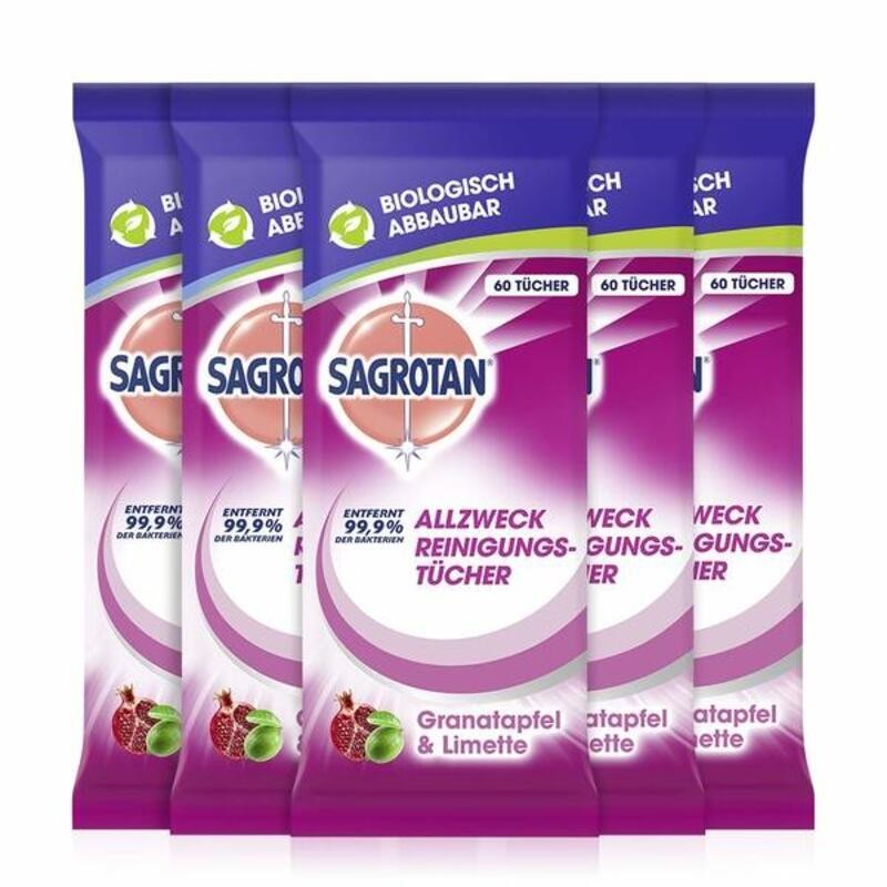 Lingettes Sagrotan Polyvalents (pack de 5) (Reconditionné A+) - Acheter à 50,32 € seulement chez Collector's Boutique