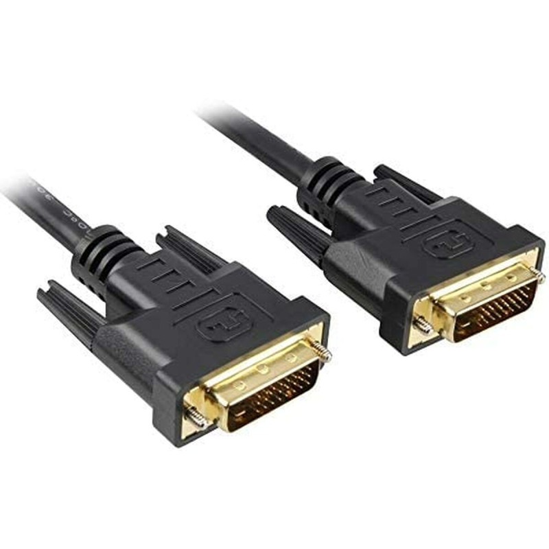 Adaptateur DVI Noir 0,5 m (Reconditionné A+) - Acheter à 6,65 € seulement chez Collector's Boutique