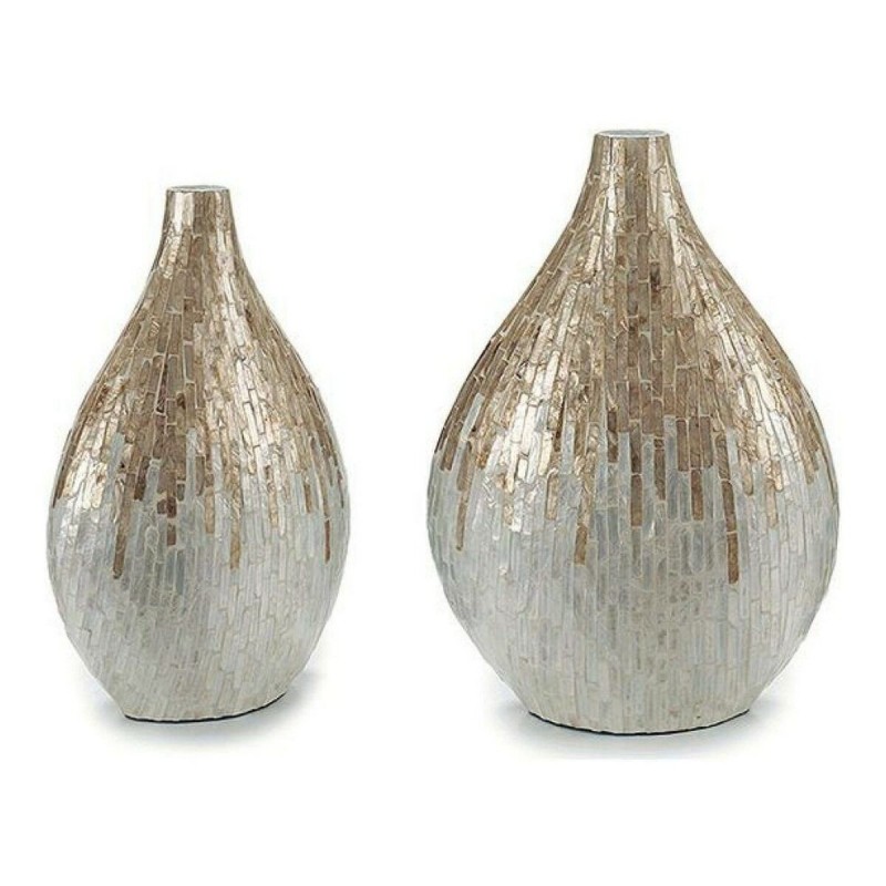 Vase Argent (18 x 43 x 30 cm) - Acheter à 22,52 € seulement chez Collector's Boutique