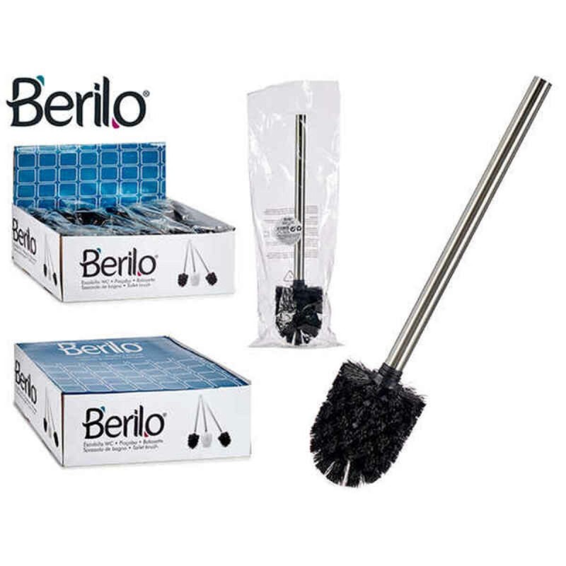 Brosse de salle de wc Acier inoxydable Noire (8 x 36 x 8 cm) - Acheter à 3,40 € seulement chez Collector's Boutique