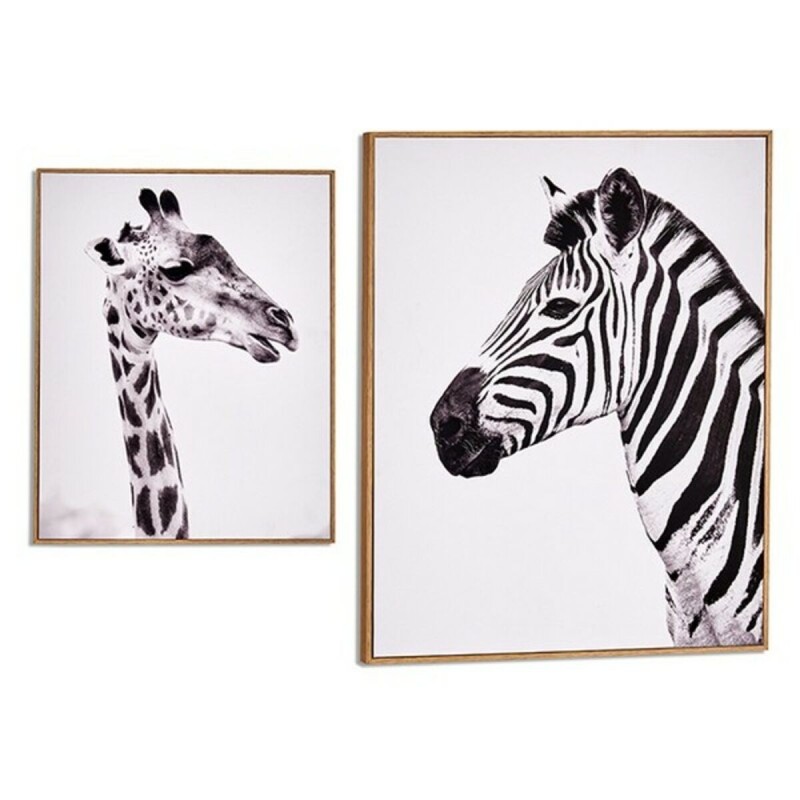 Cadre Zebra - Giraffe Hêtre MDF (2 x 51 x 41 cm) - Acheter à 14,20 € seulement chez Collector's Boutique