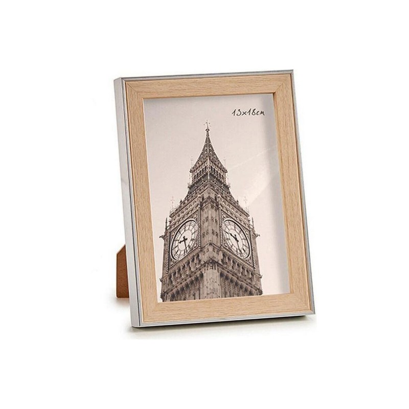 Cadre Photos 78428 Argenté Plastique verre (15,8 x 2 x 20,7 cm) (15,8 x 2 x 20,7 cm) (1 uds) - Acheter à 2,00 € seulement chez C