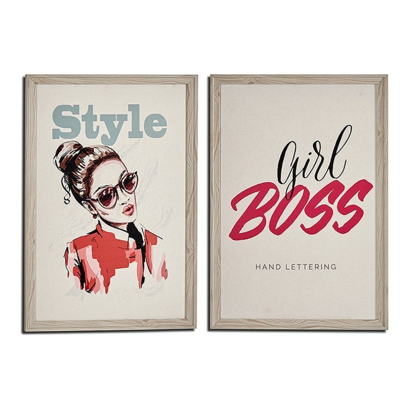 Cadre Style - Boss Crème MDF (2 x 66 x 46 cm) - Acheter à 20,53 € seulement chez Collector's Boutique