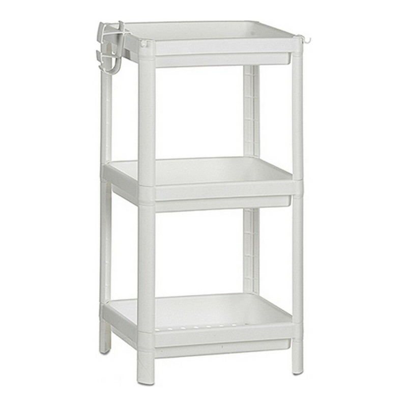 Etagère de salle de bains Blanc polypropylène (35,5 x 23 x 70,5 cm) - Acheter à 18,47 € seulement chez Collector's Boutique