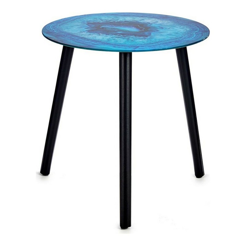 Table d'appoint Turquoise Verre (40 x 41,5 x 40 cm) - Acheter à 14,51 € seulement chez Collector's Boutique