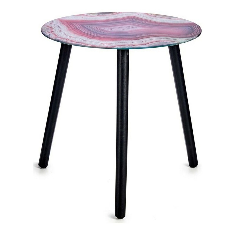 Table d'appoint Rose Verre (40 x 41,5 x 40 cm) - Acheter à 13,55 € seulement chez Collector's Boutique