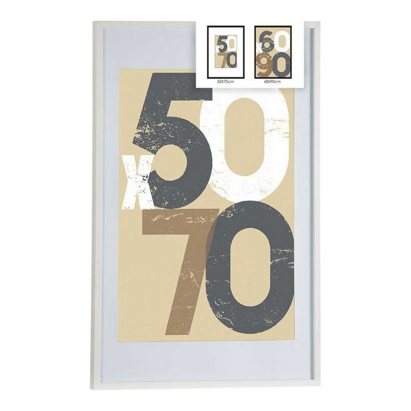 Porte photos mural Blanc MDF (62,5 x 2,5 x 92,5 cm) (1 uds) - Acheter à 19,45 € seulement chez Collector's Boutique