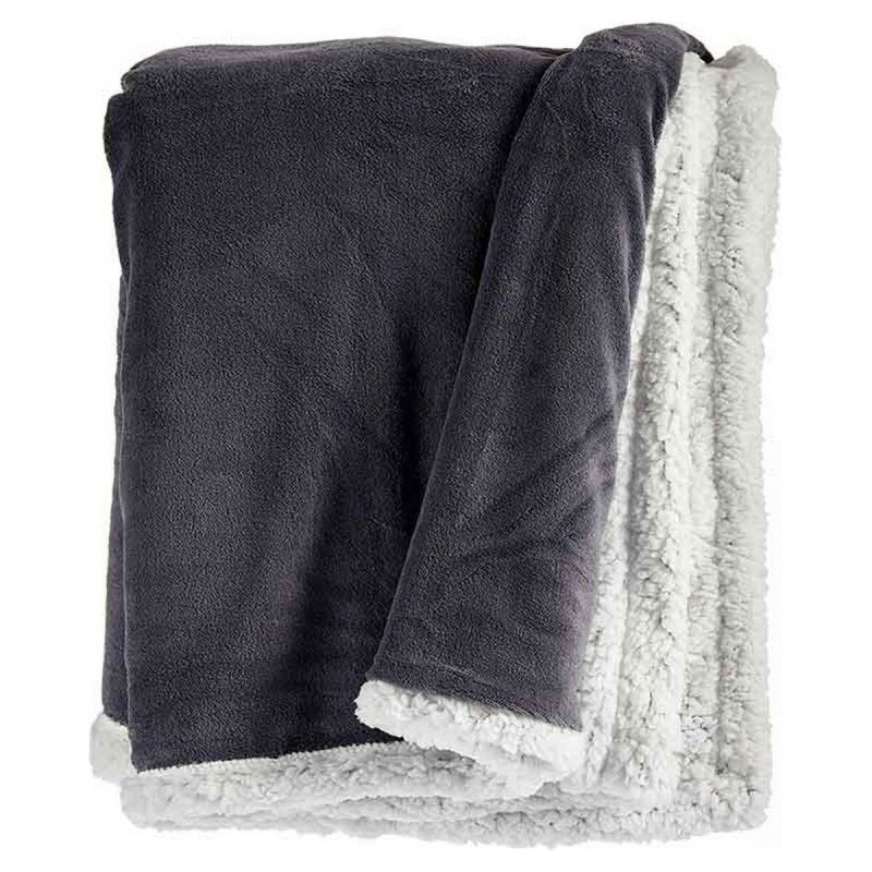 Couverture Polaire Gris Blanc (130 x 170 cm) - Acheter à 17,93 € seulement chez Collector's Boutique