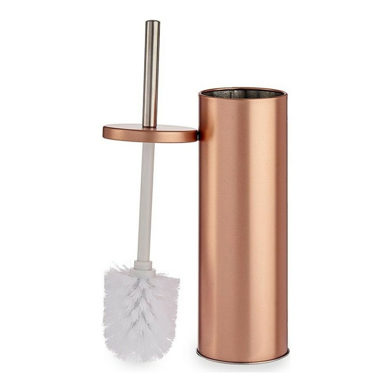 Brosse de salle de wc Métal Cuivre Plastique (10,2 x 38 x 10,2 cm) - Acheter à 7,52 € seulement chez Collector's Boutique