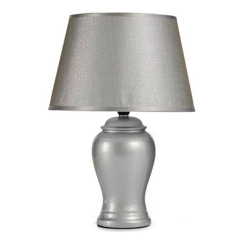 Lampe de bureau Céramique Argenté (28 x 39 x 28 cm) - Acheter à 11,09 € seulement chez Collector's Boutique