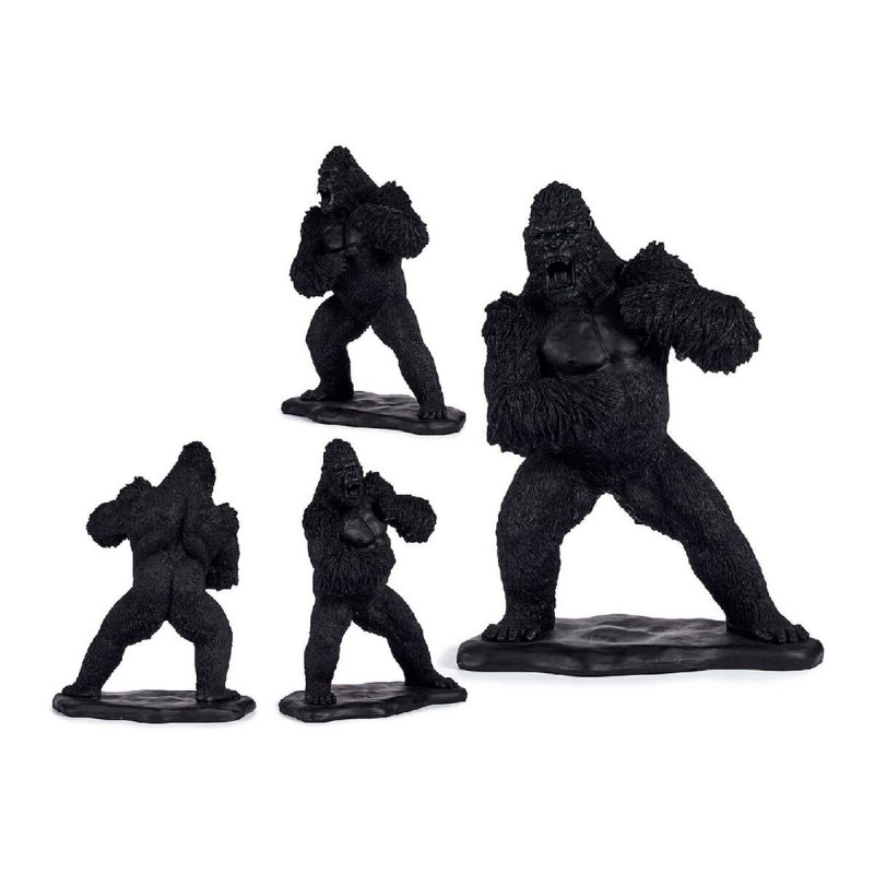 Figurine Décorative Gorille Noir Résine (25,5 x 56,5 x 43,5 cm) - Acheter à 70,70 € seulement chez Collector's Boutique