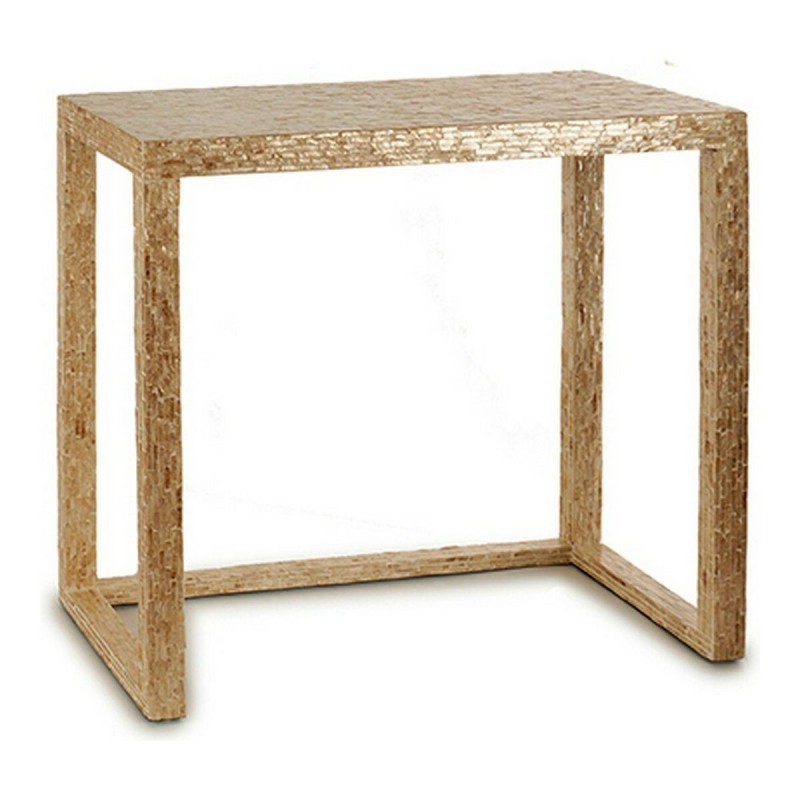 Table Beige Meuble d'Entrée Nacre noire DM (30,5 x 78 x 90,5 cm) - Acheter à 122,35 € seulement chez Collector's Boutique