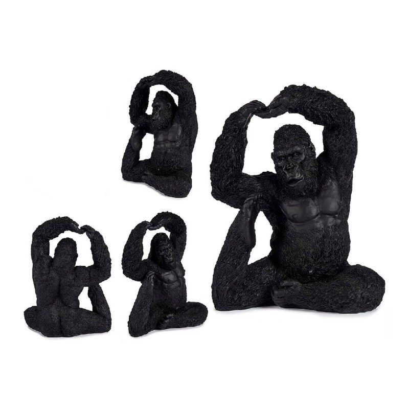 Figurine Décorative Gorille Noir Résine (15,2 x 31,5 x 26,5 cm) - Acheter à 21,79 € seulement chez Collector's Boutique