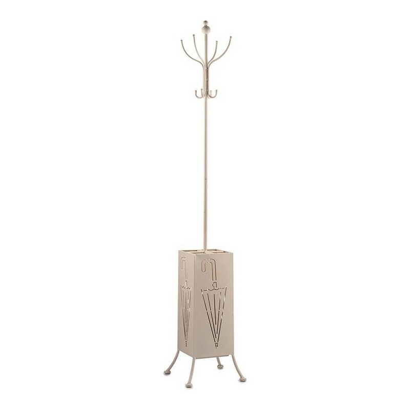 Porte-manteau porte-parapluie Métal Crème (34 x 188 x 34 cm) - Acheter à 62,78 € seulement chez Collector's Boutique