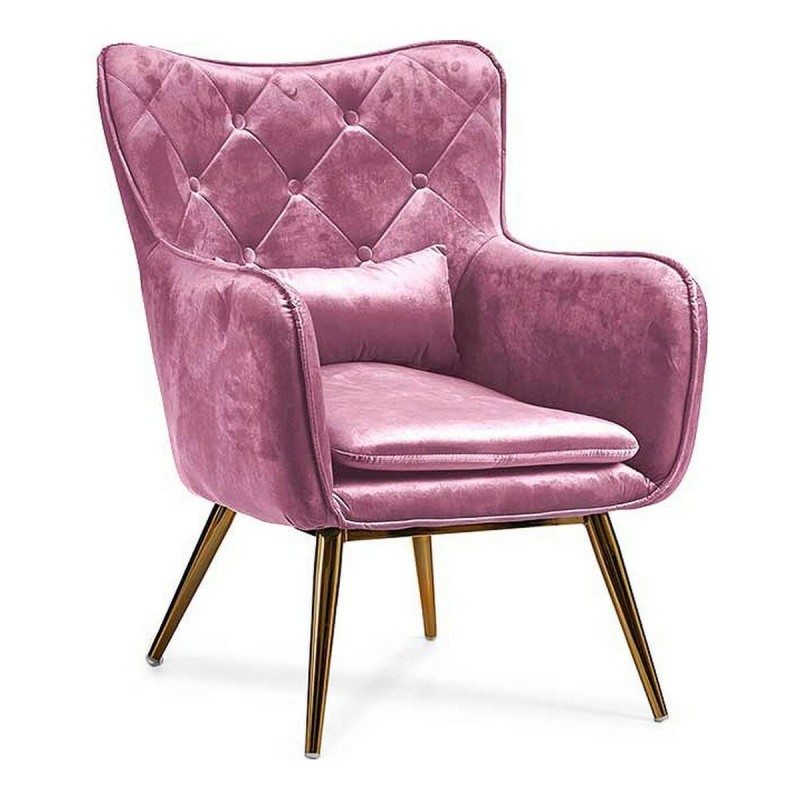 Fauteuil Rose Velours (68 x 92 x 70 cm) - Acheter à 187,26 € seulement chez Collector's Boutique