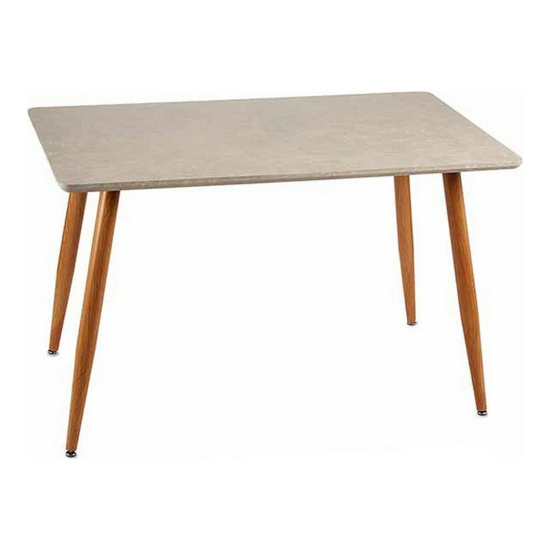 Table d'appoint Marron Blanc Pierre Métal Mélamine DM (70 x 120 x 75 cm) - Acheter à 86,18 € seulement chez Collector's Boutique