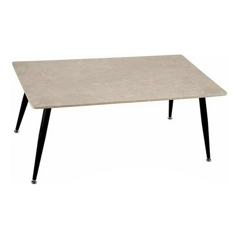 Table Basse Noir Blanc Pierre Métal Mélamine DM (60 x 45 x 110 cm) - Acheter à 62,93 € seulement chez Collector's Boutique