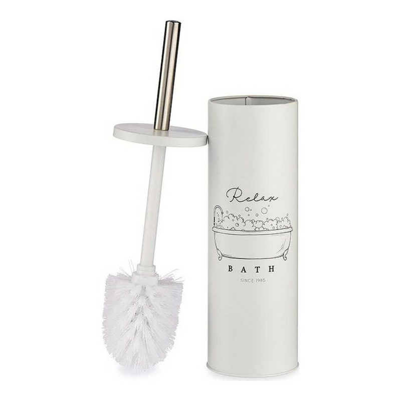 Brosse de salle de wc Relax Bath Acier Plastique (9,5 x 37,5 x 9,5 cm) - Acheter à 5,63 € seulement chez Collector's Boutique