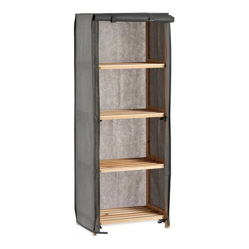 Étagère Gris Bois Tissu (30 x 113 x 42 cm) - Acheter à 36,29 € seulement chez Collector's Boutique