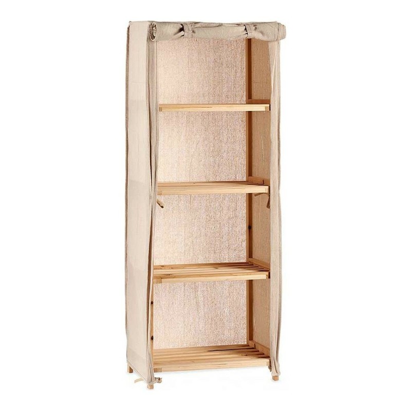 Étagère Beige Bois Tissu (30 x 113 x 42 cm) - Acheter à 36,29 € seulement chez Collector's Boutique